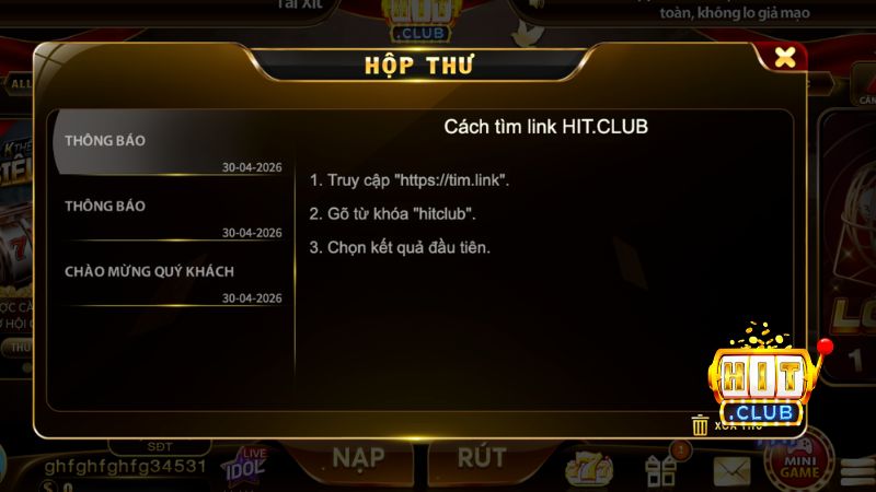 Cập nhật nhanh tin tức Hitclub và thông báo bảo trì