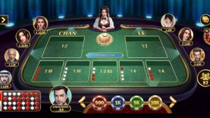 Giao diện Đánh xóc đĩa online minh bạch, xanh chín tuyệt đối